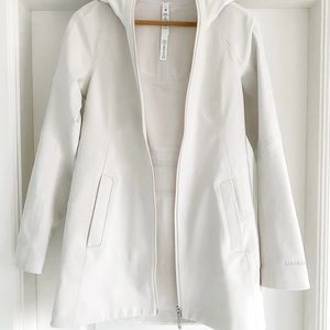 Lululemon - RepellShell Rain Jacket - Size 4 in White Opal